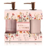 The Luxury Bathing Company Peony, Peach & Raspberry rinkinys rankoms (rankų muilas 400 ml. + rankų ir nagų kremas 400 ml.) - 1 tk.