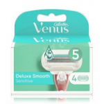 Gillette Venus Deluxe Smooth Sensitive vahetatavad raseerimisterad naistele - 4 tk.