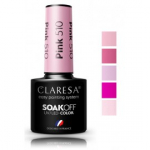 Claresa Soak Off UV / LED Color Pink kauap&uuml;siv h&uuml;briidk&uuml;&uuml;nelakk - Pink 519