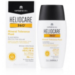 Heliocare 360&deg; Mineral Tolerance Fluid SPF50 p&auml;ikesekaitsevedelik n&auml;ole - 50 ml.