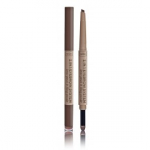 Wibo 2In1 Eyebrow System kulmupliiats &scaron;vammiga - - 01 Light Brown