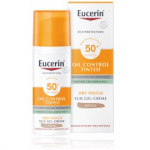 Eucerin Sun Protection Oil Control Tinted Sun Gel-Cream SPF 50+ tooniv p&auml;ikesekaitsega n&auml;okreem - Medium
