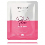 Biotherm Aqua Glow Flash Mask niisutav ja s&auml;ra andev kangasmask n&auml;ole - 1 tk.