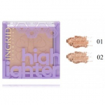 Ingrid Flawless Highlighter Glow n&auml;ole s&auml;ra andev highlighter - 02
