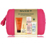 Nuxe My Travel Essentials komplekt (50 ml mitsellaarvesi + 15 ml kreem + 10 ml kuiv&otilde;li + 30 ml puhastusgeel + kosmeetikakott) - Komplekt