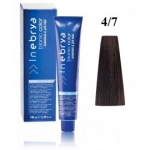 Inebrya Bionic Color professionaalne juuksev&auml;rv 100 ml. - 4/7 Dark Chocolate