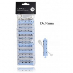 Lussoni Cold-wave lokirullid kummipaelaga lokkide tegemiseks 12 tk. - 13 x 70 mm.