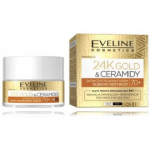 Eveline 24K Gold & Ceramides kontsentreeritud n&auml;okreem 70+ nahale - 50 ml.