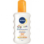 Nivea Sun Kids Protect & Sensitive p&auml;ikesekaitsesprei laste tundlikule nahale SPF50+ 200 ml