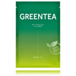 BaruLab Green Tea Balancing Face Mask tasakaalustav lehtmask - 23 g.