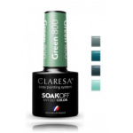 Claresa Soak Off UV / LED Color Green kauap&uuml;siv h&uuml;briid k&uuml;&uuml;nelakk - Green 800