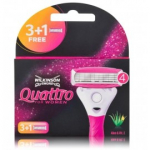 Wilkinson Sword Quattro For Women žiletiterad - 4 vnt.