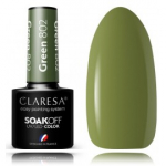Claresa Soak Off UV / LED Color Green kauap&uuml;siv h&uuml;briid k&uuml;&uuml;nelakk - Green 802