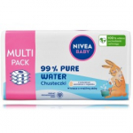 NIVEA Baby Pure Water niisked salvr&auml;tikud beebidele - 3 x 57 vnt.