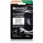 Garnier SkinActive Charcoal Caffeine Depuffing Eye Mask lehtsilmamask - 1 tk.