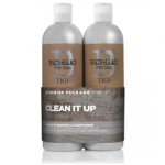Tigi Bed Head For Men Clean Up komplekt meestele (750 ml &scaron;ampoon + 750 ml palsam) - 1 tk.