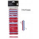 Lussoni Cold-wave lokirullid kummipaelaga lokkide tegemiseks 12 tk. - 19 x91 mm.