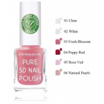 Dermacol Pure 3D Nail Polish k&uuml;&uuml;nelakk - 05 Rose Veil