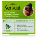 Joanna Sensual Wax Strips Facial Hair Removal With Green Tea vaharibad n&auml;ole
