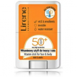 Lirene Sun Vitamin Stick SPF50 p&auml;ikesekaitsekreem n&auml;ole ja kehale - 4.3 g.