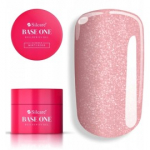 Silcare Base One UV Gel Builder geel k&uuml;&uuml;nte pikendamiseks - Shimmer Misty Rose 15 g.