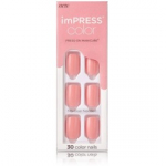 Kiss ImPRESS Color Pretty Pink Nails liimitavad kunstk&uuml;&uuml;ned - 30 vnt.