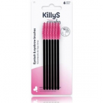 KillyS Eyelash & Eyebrow Brushes &uuml;hekordselt kasutatavad ripsme- ja kulmuharjad - 6 tk.