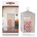 Candle Warmers Scroll Candle Warmer Lantern k&uuml;&uuml;nalde elektrik&uuml;ttekeha - White