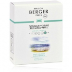 Maison Berger Paris Car Diffuser Vent d'Oc&eacute;an autol&otilde;hn - 2vnt. papildymas