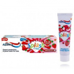Aquafresh Splash Strawberry Toothpaste maasikamaitseline hambapasta lastele vanuses 3-8 aastat - 50 ml.
