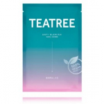 BaruLab TeaTree Anti Blemish Face Mask lehtmask akne vastu - 23 g.