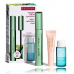 Clarins Supra Lift & Curl n&auml;okomplekt (ripsmetu&scaron;&scaron; 8 ml + meigieemaldaja 30 ml + huulel&auml;ige 5 ml) - 1 tk.