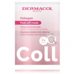 Dermacol Collagen Peel-Off Mask kooritav n&auml;omask kollageeniga - 2 x 7.5 ml.