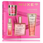 Nuxe Huile Prodigieuse Florale Beauty Ritual komplekt naistele (15 ml EDP + 100 ml du&scaron;igeel + 100 ml &otilde;li + 60 g k&uuml;&uuml;nal) - 1 tk.