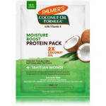 PALMER'S Coconut Oil Formula Moisture Boost Protein Pack niisutaja kuivadele, kahjustatud lokkis juustele - 60 g.