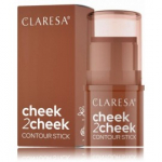 Claresa Cheek 2 Cheek Contour Stick pulkkontuurija - 02 Milk