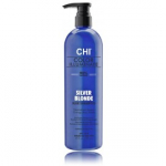 CHI Color Illuminate Shampoo Silver Blonde oranže ja punaseid toone neutraliseeriv &scaron;ampoon - 739 ml.