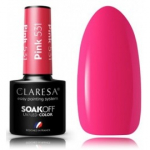 Claresa Soak Off UV / LED Color Pink kauap&uuml;siv h&uuml;briidk&uuml;&uuml;nelakk - Pink 531