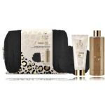 The Luxury Bathing Company Cashmere, Musk & Amber kehakomplekt (pesugeel 250 ml + kehakreem 150 ml + k&auml;sn + kosmeetikakott) - 1 tk.