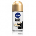 Nivea Invisible Black & White Silky Smooth rull-antiperspirant naistele - 50 ml.