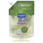 Mustela Organic Cleansing Gel Eco-Refill pesugeel kehale ja juustele - 400 ml. Papildymas