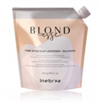 Inebrya Blondesse Free Style Clay Lightener juukseid pleegitav pulber - 400 g.