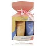 The Indulgent Bathing Co. Tranquil Treats Set komplekt (50 ml du&scaron;igeel + 50 ml kehakreem + k&auml;sn) - 1 tk.