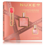 Nuxe The Infinite Glow In Pink Rose n&auml;okomplekt (huuleseerum 8 ml + kuiv&otilde;li 50 ml + kuiv&otilde;li 10 ml) - 1 tk.