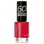 Rimmel 60 Seconds Super Shine Nail Polish kiiresti kuivav k&uuml;&uuml;nelakk - 313 Feisty Red