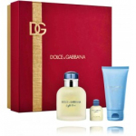 Dolce & Gabbana Light Blue Pour Homme komplekt meestele (75 ml EDT + 4,5 ml EDT + 50 ml du&scaron;igeel) - Komplekt