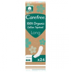 Carefree 100% Organic Cotton Topsheet Long naiste h&uuml;gieenisidemed - 24 vnt.
