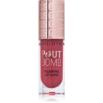 Makeup Revolution Pout Bomb Plumping Gloss huulel&auml;ige - Wild Mauve Pink