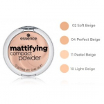 Essence Mattifying Compact Powder mati efektiga kompaktpuuder - 11 Pastel Beige