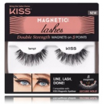 Kiss Magnetic Lashes Double Strength 02 Tempt magnetilised kunstripsmed - 1 tk.
